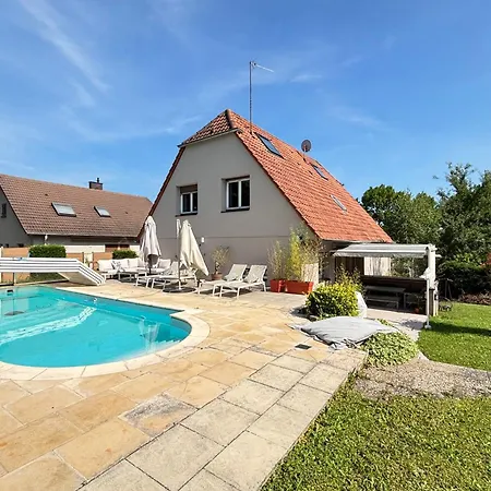 Soh Rent Maison - Piscine Proche Strasbourg - Tv - Wifi - Parking Lampertheim